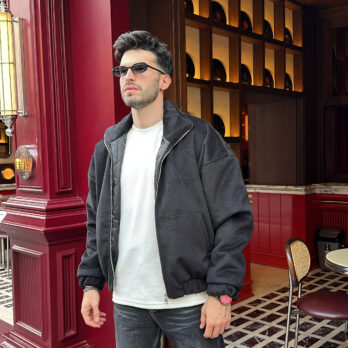 Siyah Bomber Ceket