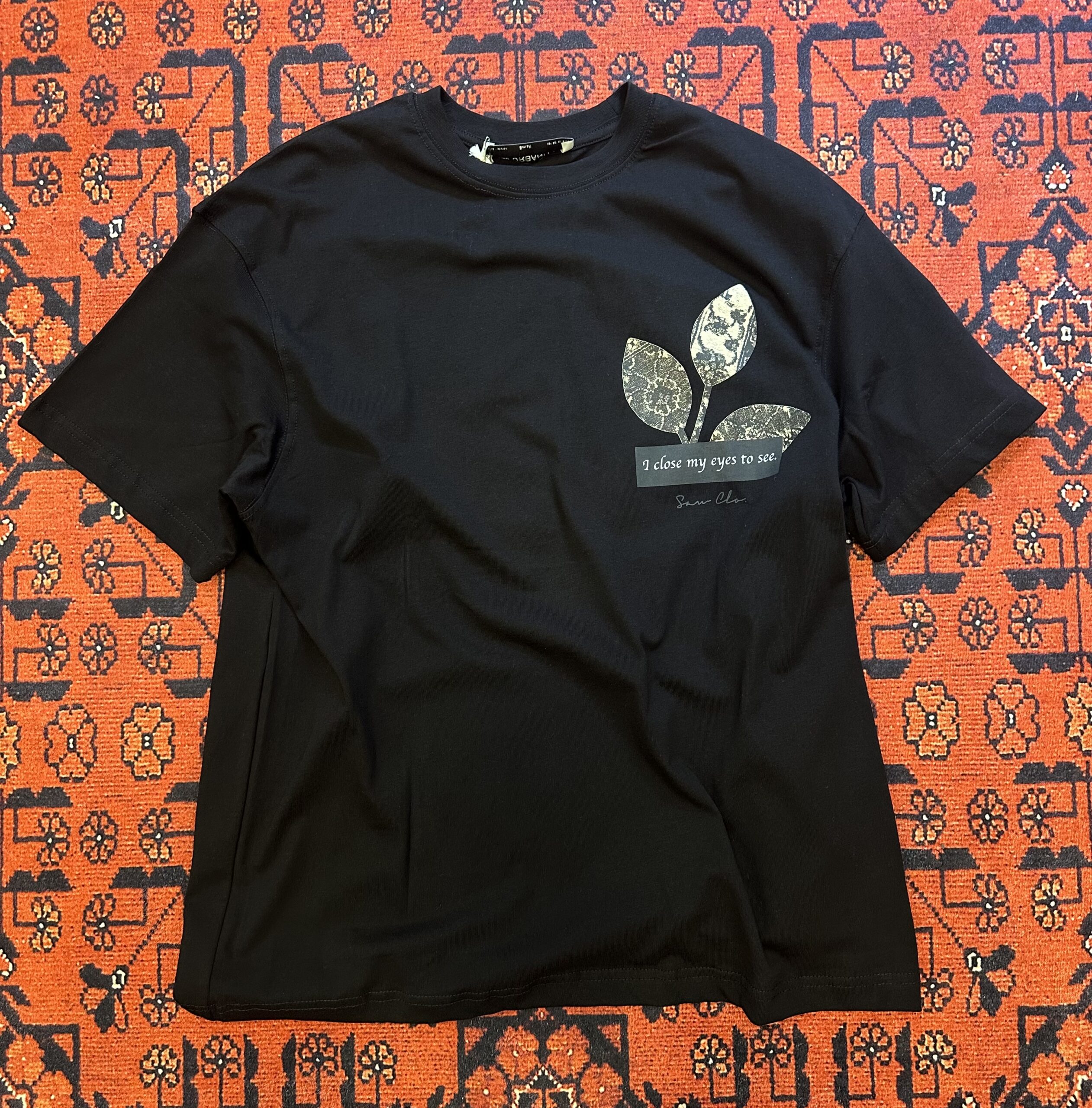 Siyah Bird Eyes Patçh T-shirt - Görsel 2