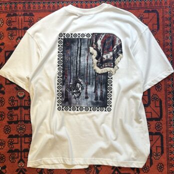 Ekru Horse Püskül Patçh T-shirt