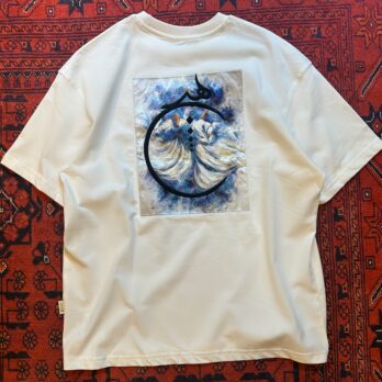 Ekru Hiç Patçh T-shirt