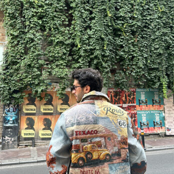 Texaco Vintage Tasarım Mont